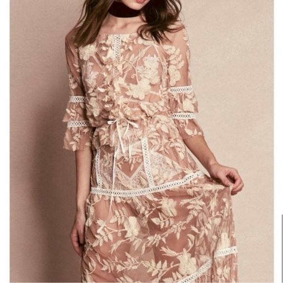 For Love and Lemons Emelia Top and Maxi skirt set - Picture 6 of 7